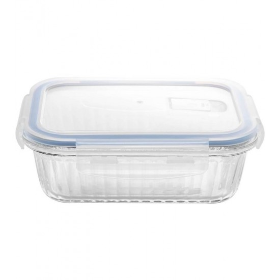 Pote 1,04L Hermetico De Vidro Com Tampa Plastica Lines